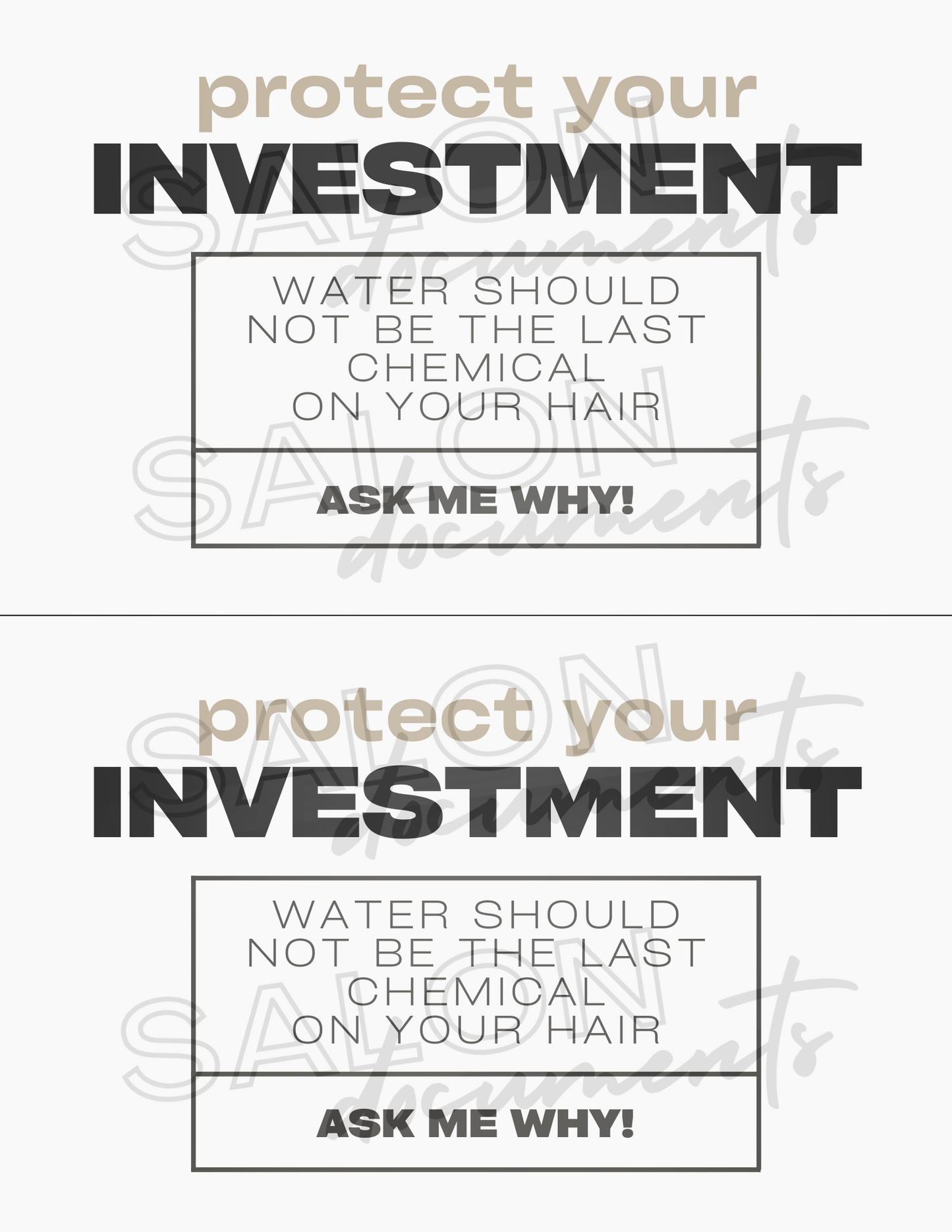 Minimal Vibe: Protect Your Investment Mirror Talker