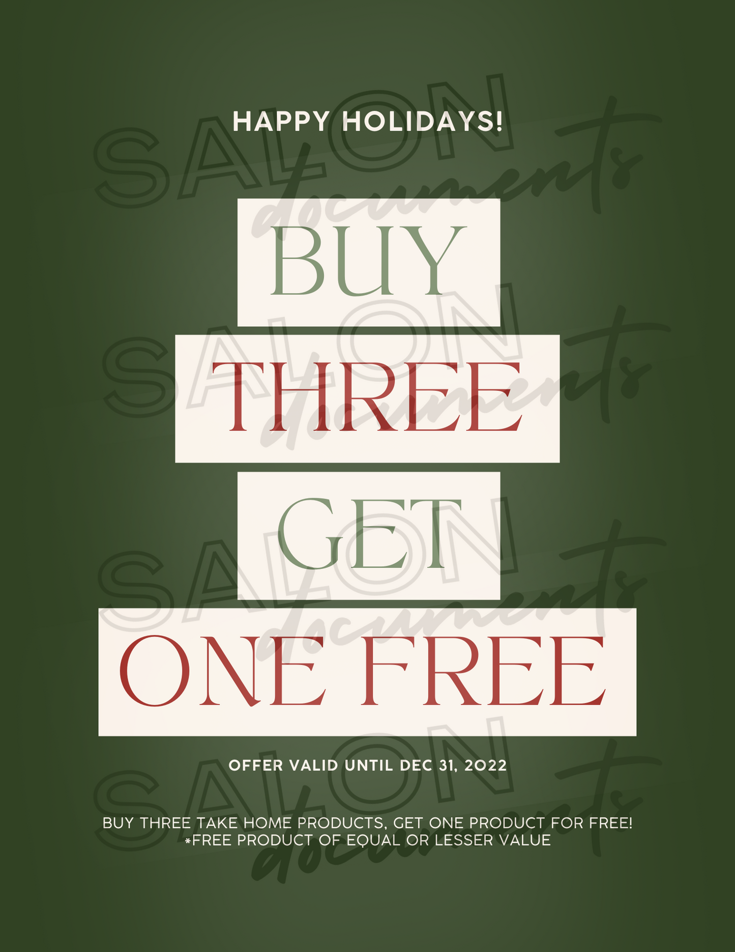 Black Friday + Holiday Promotions Bundle