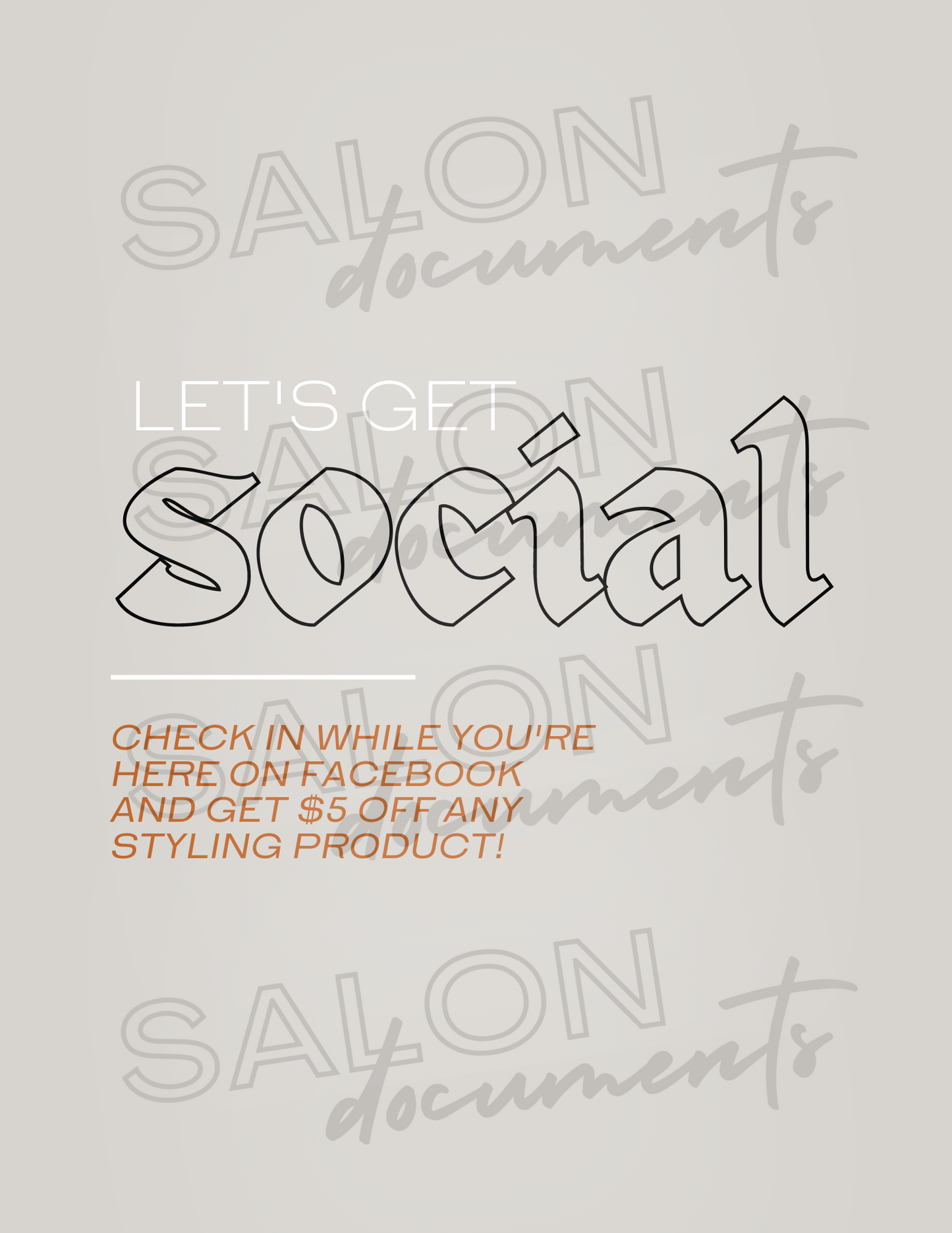 Modern Vibe: Let's Get Social for Facebook