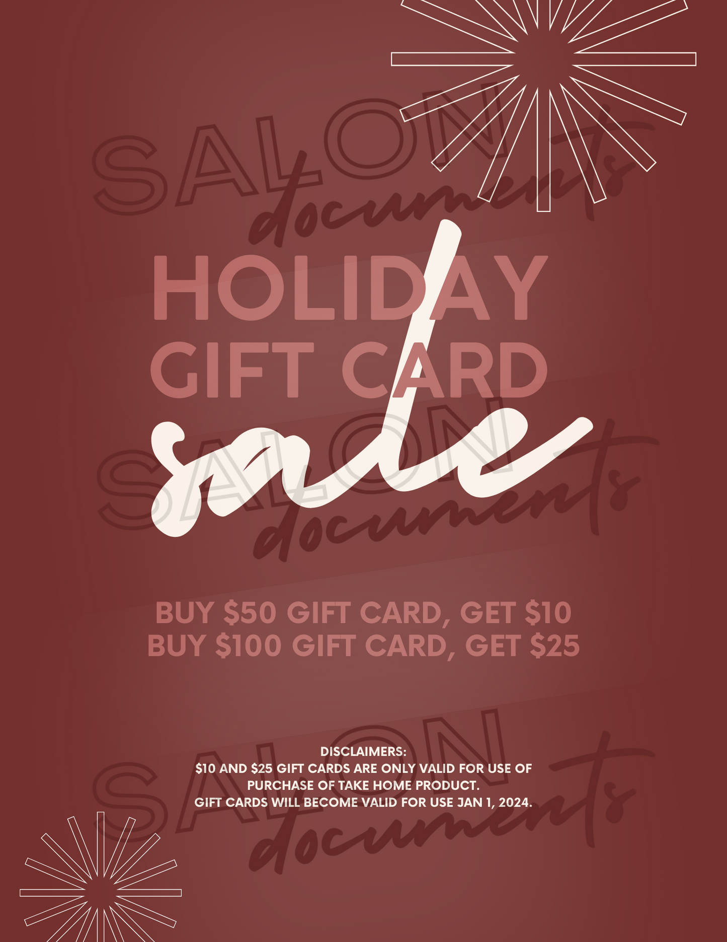 Happy Holidays Promo
