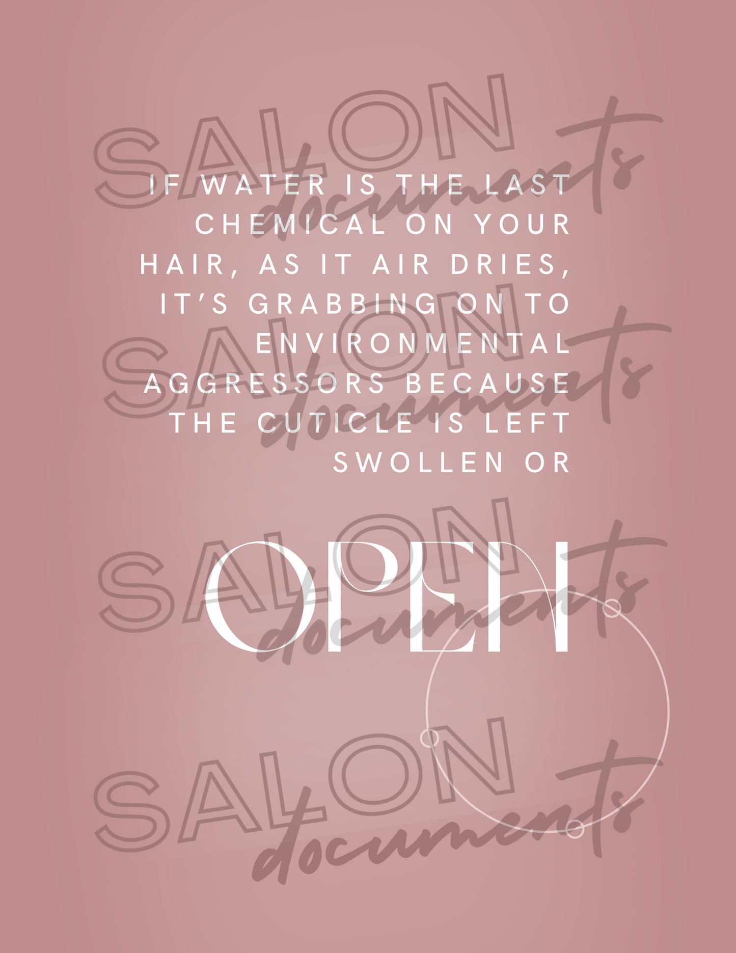 Water Effects On Hair: Boho Vibe