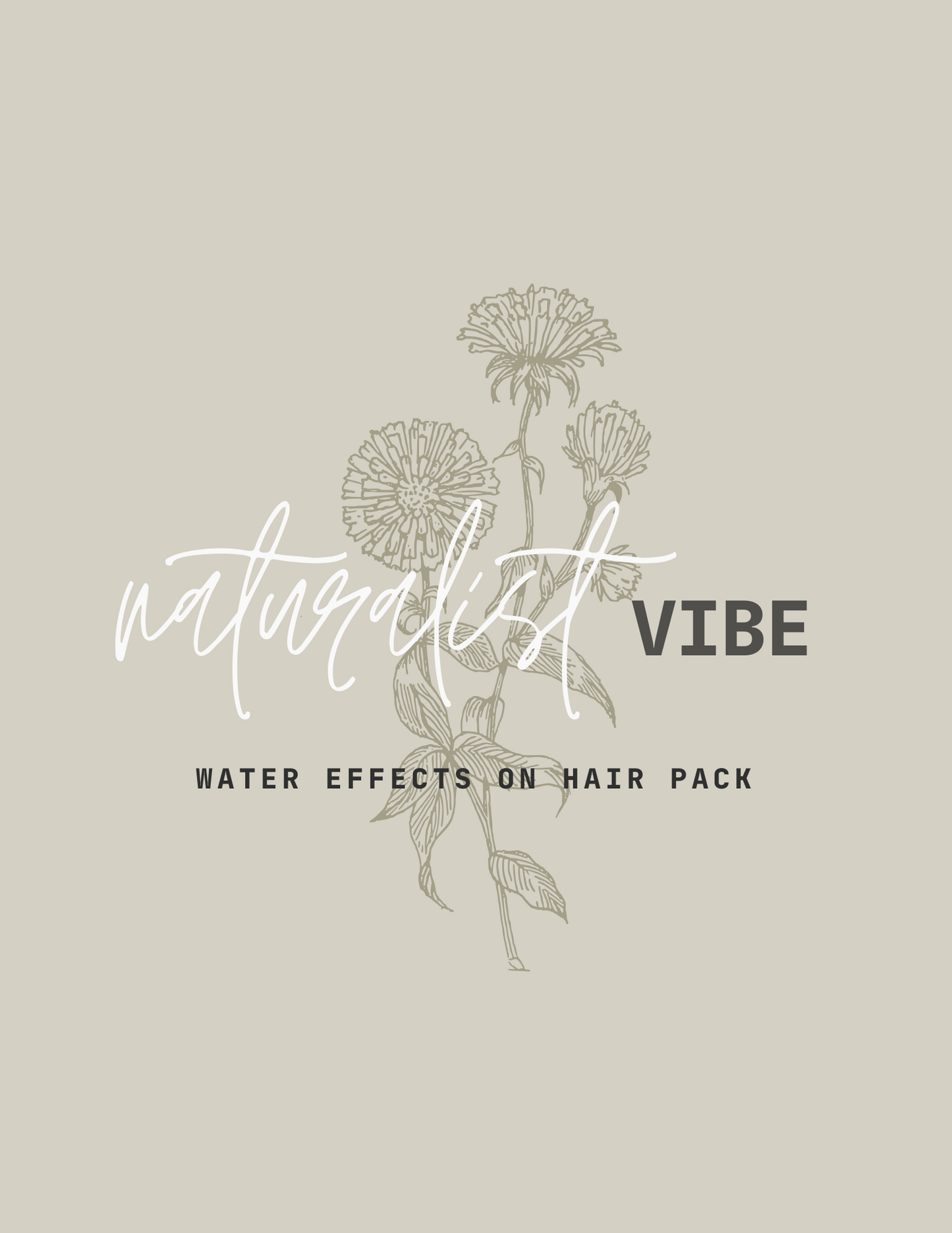 Copy of Water Effects On Hair: Minimal Vibe