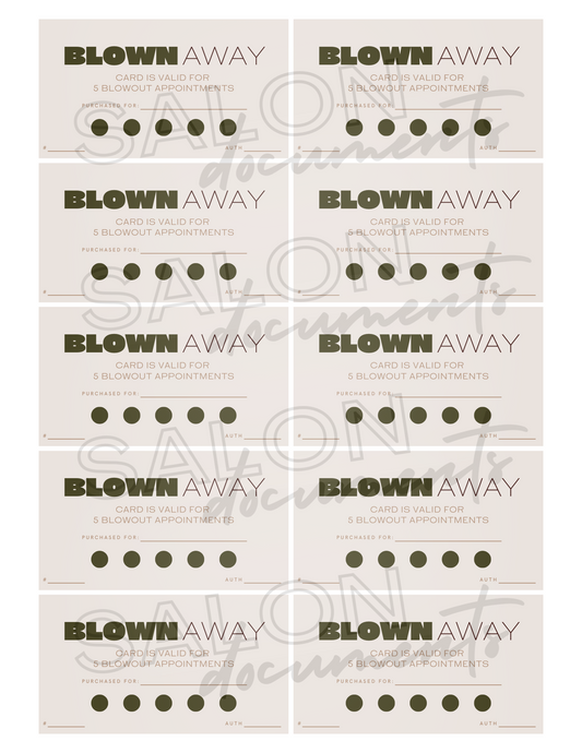Minimal Vibe: Blowout 5 Appointments