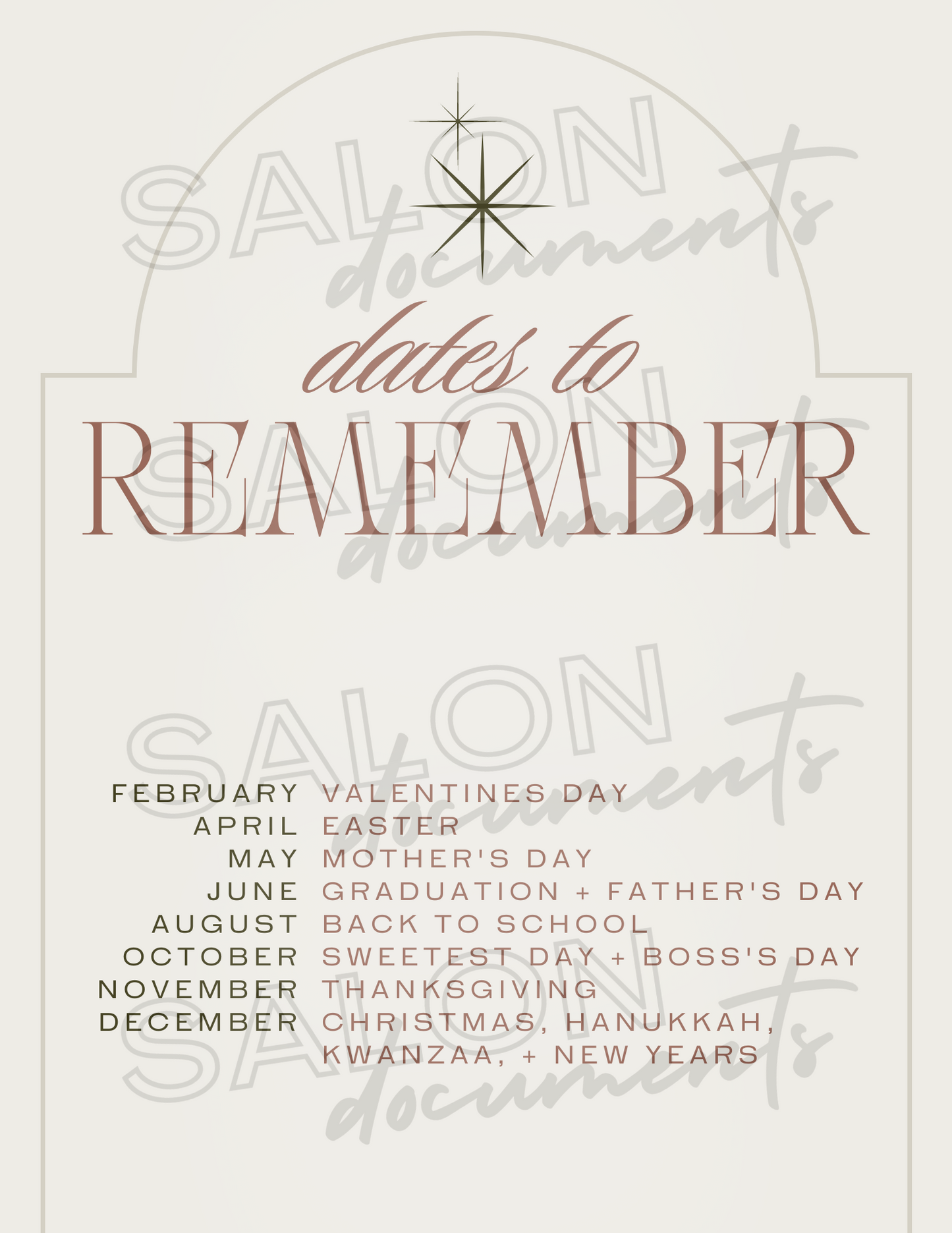 Luxe Vibe: Dates to Remember