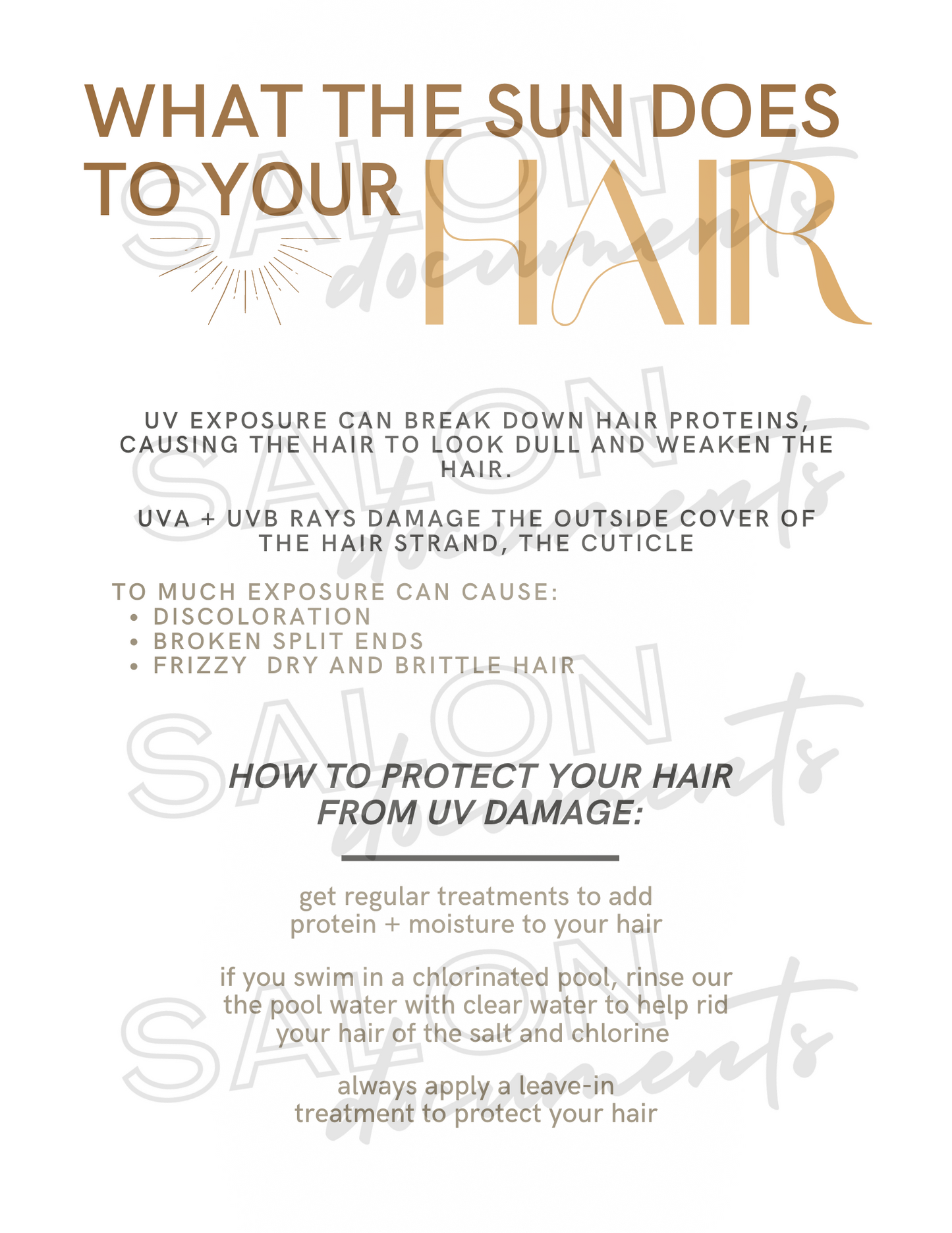 Bohemian Vibe: Sun Effects To Your Hair
