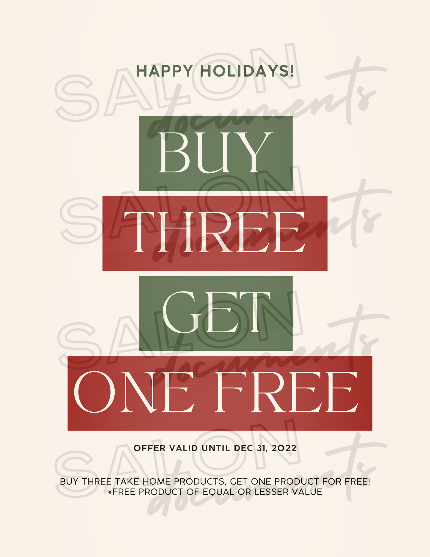 Black Friday + Holiday Promotions Bundle