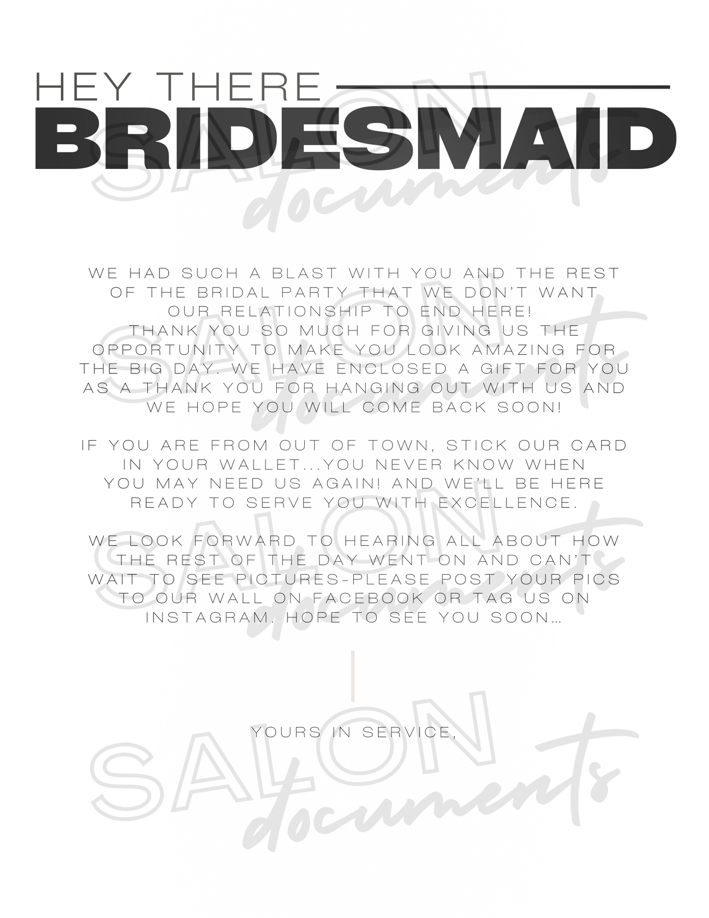 Minimal Vibe: Bridal Pack