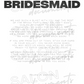 Thank You Bridesmaid